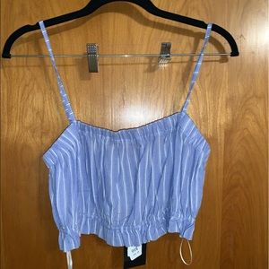 Blue and White Two Piece
